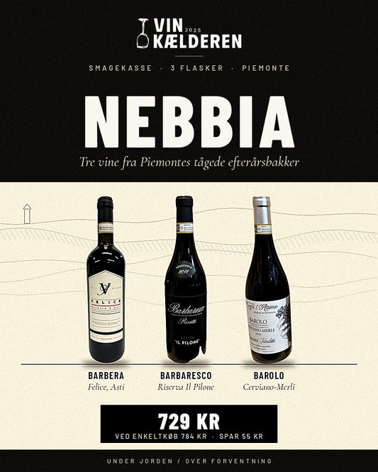 Nebbia · Piemonte-smagekasse (3 fl.)